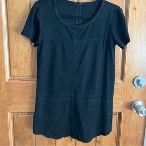 Olivaceous suede dress